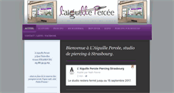 Desktop Screenshot of laiguillepercee.com
